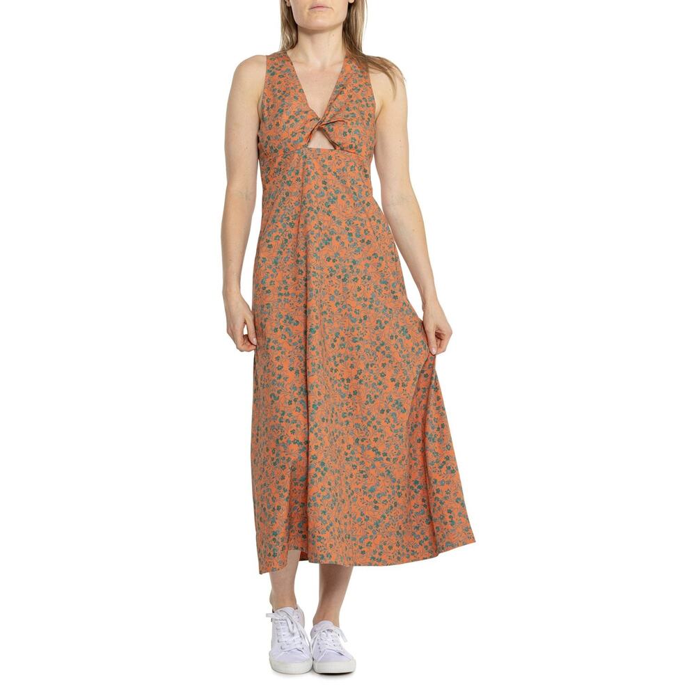 Madewell Women's Sunset Haze Sleeveless Midi Stephanie Dress Size 14 NEW - Picture 1 of 2